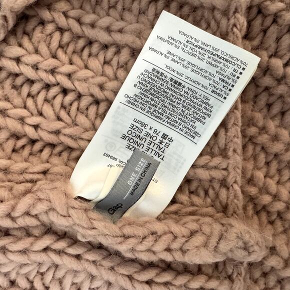 GAP Dusty Pink Knit Infinity Scarf - Picture 3 of 4